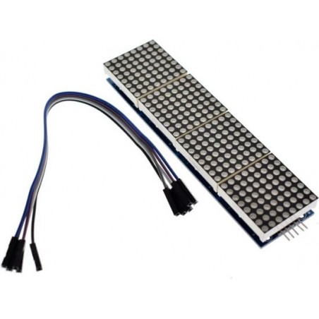 Let op type!! LDTR-WG0221 MAX7219 microcontroller 4-in-1 display dot matrix module voor Arduino