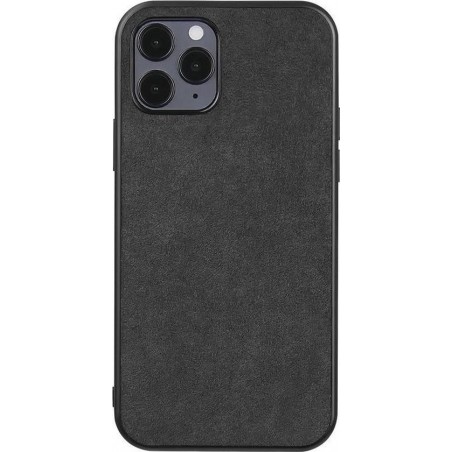 iPhone 12 Pro Alcantara Case Zwart