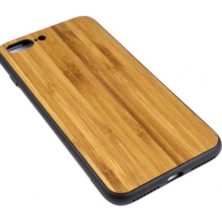 Houten Telefoonhoesje Iphone 8 PLUS - Bumper case - Bamboe