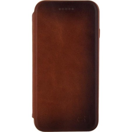 Senza Desire Skinny Leather Wallet Apple iPhone X Burned Cognac