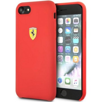 Ferrari SF Silicone Hard Case - Apple iPhone 7/8/SE (2020) - Rood