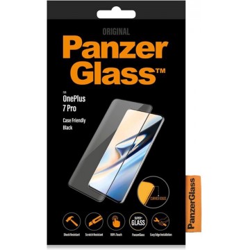 PanzerGlass Case Friendly Screenprotector voor de OnePlus 7 Pro / 7T Pro - Zwart