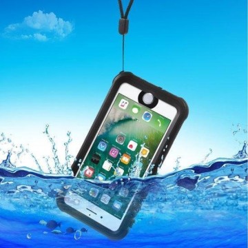 GadgetBay Waterproof iPhone 7 8 case IP68 zwart waterdicht hoesje