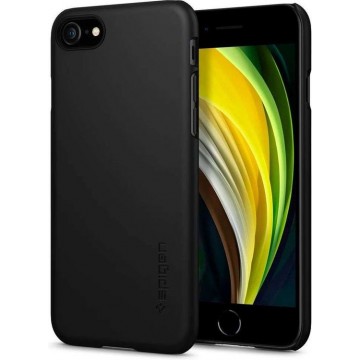 Spigen Thin Fit Apple iPhone SE 2020 Hoesje - Zwart
