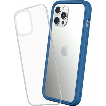 RhinoShield Mod NX Apple iPhone 12 Pro Max Hoesje Transparant/Blauw