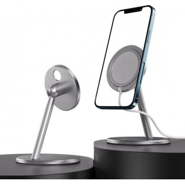 Casies iPhone 12 MagSafe telefoonstandaard - Apple iPhone stand - Geschikt voor MagSafe - Aluminium
