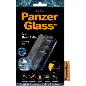 PanzerGlass Case Friendly AntiBlueLight Screenprotector voor de iPhone 12 Pro Max - Zwart