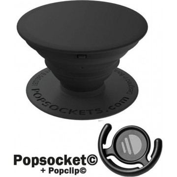 Popsocket ™ Combo Black - Popsocket + Popclip