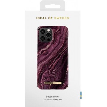 iDeal of Sweden Fashion Case iPhone 12 Pro Max Golden Plum
