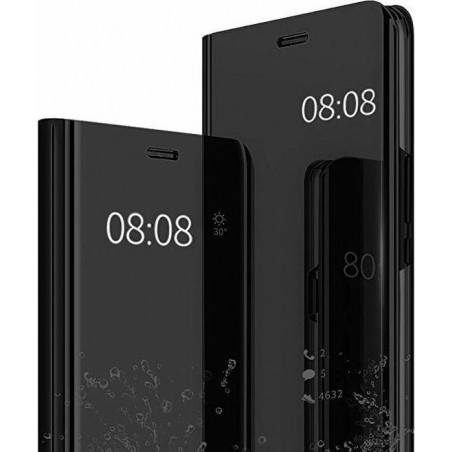 Spiegel Flip case Samsung Galaxy S10 + gratis glazen Screenprotector