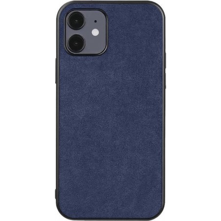 iPhone 11 Alcantara Case Blauw