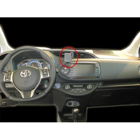 Brodit dashmount Pro Clip centraal gemonteerd voor Toyota Yaris 15