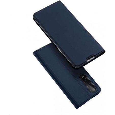 Oppo Find X2 Pro Wallet Case Slimline | DUX DUCIS | Blauw