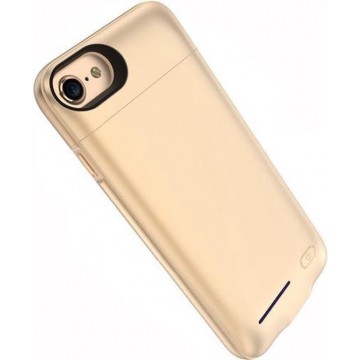 Goud smart batterij hoesje / battery case met stand functie voor Apple iPhone 6 / 6s en Apple iPhone 7