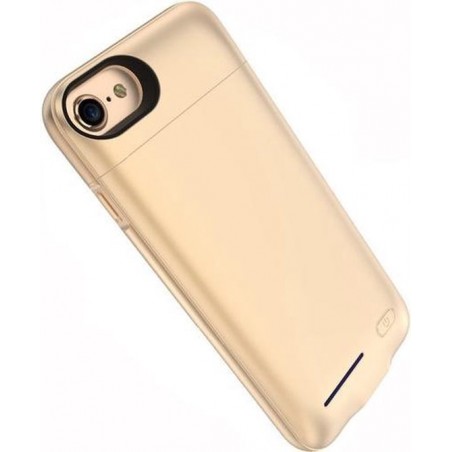 Goud smart batterij hoesje / battery case met stand functie voor Apple iPhone 6 / 6s en Apple iPhone 7