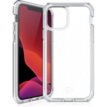 ITSKINS Supreme Clear case - Voor iPhone 12 Pro Max - Level 3 bescherming - Transparant/Wit