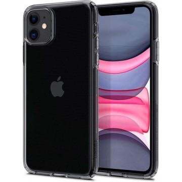 Spigen Liquid Crystal Case Apple iPhone 11 - Zwart