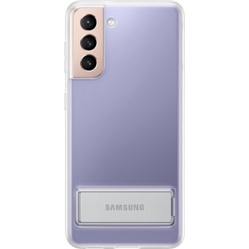 Samsung Clear Standing Cover - Samsung S21 - Transparant