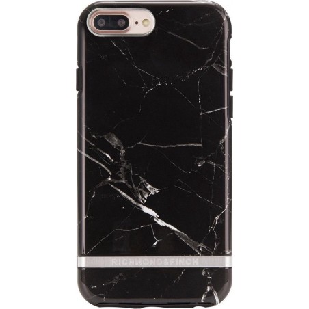 Richmond & Finch Black Marble - Silver details for iPhone 6+/6s+/7+/8+ black