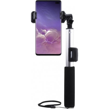 Remax - Samsung Galaxy S10 plus Selfie Stick Bluetooth Zilver