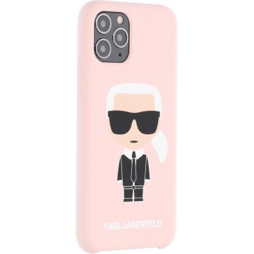 Karl Lagerfeld Backcover hoesje Body Iconic geschikt voor Apple iPhone 11 Pro - Roze - Body - KLHCN58SLFKPI