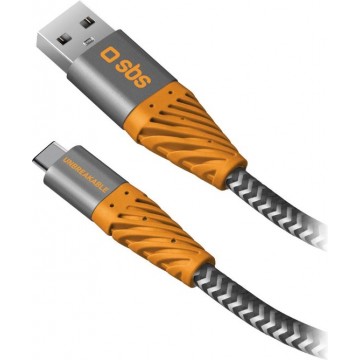 SBS USB-Type C onbreekbare kabel (2m)