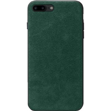 iPhone 7/8 Plus Alcantara case Green