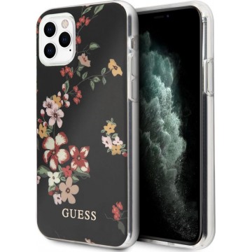 Guess - backcover hoes - iPhone 11 Pro - Floral No. 4 + Lunso beschermfolie