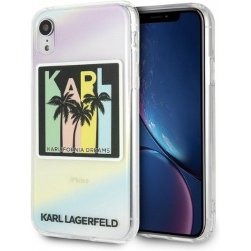 Karl Lagerfeld Backcover hoesje Print - Karlifornia Dreams - iPhone XR - Siliconen