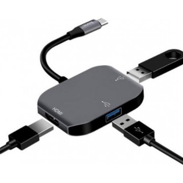 Premium Adapter Type C naar USB 3.0 + USB 2.0