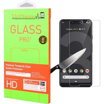 DrPhone Google Pixel 3 XL Glas - Glazen Screen protector - Tempered Glass 2.5D 9H (0.26mm)
