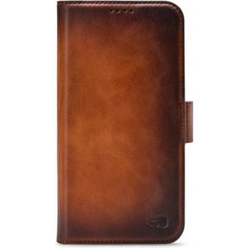 Senza Desire Leather Wallet Apple iPhone 11 Burned Cognac