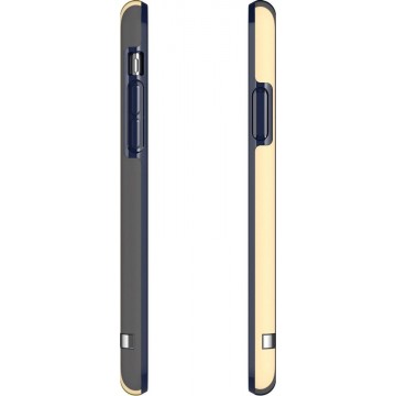 Richmond & Finch Navy Stripes for iPhone X/Xs BLACK DETAILS