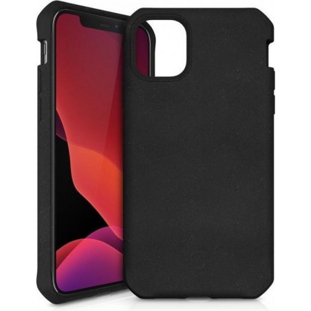 Itskins Feronia Bio Voor Apple iPhone 12 / 12 Pro - Level 2 bescherming - Zwart