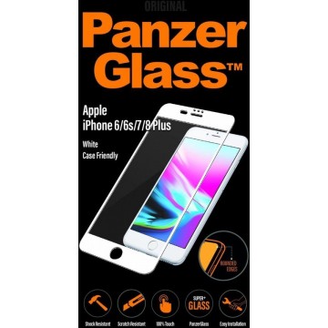 PanzerGlass Premium Screenprotector voor iPhone 8 Plus / 7 Plus - Wit