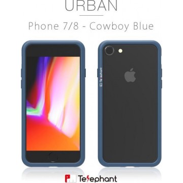 Telephant Urban iPhone 6/7/8 Bumper Hoesje Cowboy Blauw