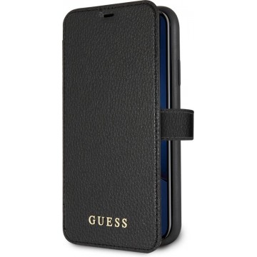 Guess booktype hoesje Iridescent Collection Apple iPhone X-Xs Zwart