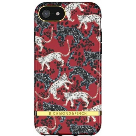 Richmond & Finch Samba Red Leopard iPhone 6/7/8/SE for IPhone 6/6s/7/8/SE 2G red