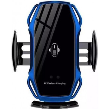 A5 Automatisch vastklemmen 15 W Draadloze oplader Autohouder Smart Infrarood Qi GPS Air Vent Mount Mobiele telefoon