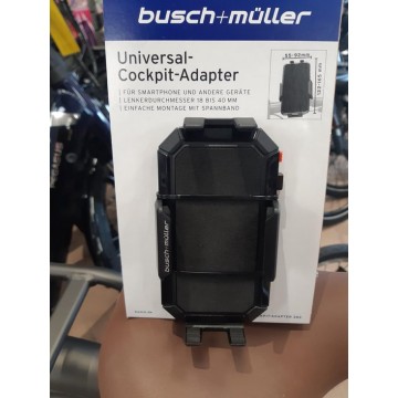 Telefoon/gps Houder Busch & Muller Univ 45-115mm Zwart