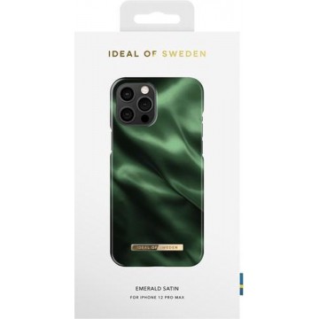 iDeal of Sweden Fashion Case iPhone 12 Pro Max Emerald Satin
