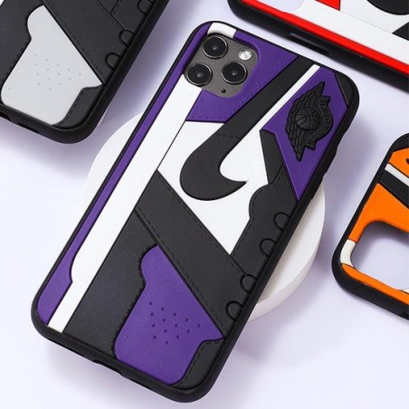 Sneakerss - Air Jordan 1 - iPhone 7 hoesje - iPhone hoesje - Apple iPhone 7 hoesje - Court Purple