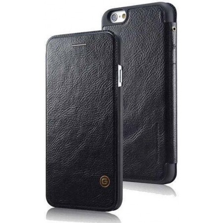G-Case PU Leren Wallet iPhone 6(s) plus - Zwart