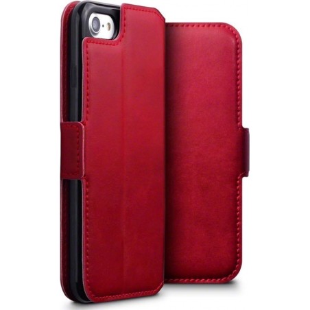 iPhone 8/7 hoesje - CaseBoutique - Rood - Leer