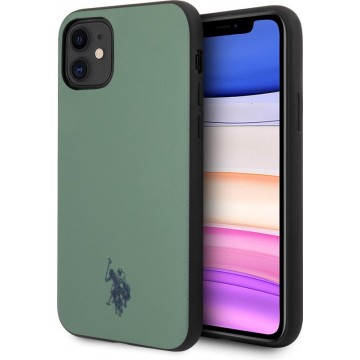 U.S. Polo Wrapped Backcover Hoesje iPhone 11 - Groen