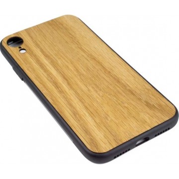 Houten Telefoonhoesje iPhone XR – Bumper case - Eiken