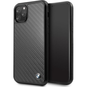 iPhone 11 Pro Backcase hoesje - BMW - Effen Zwart - Carbon