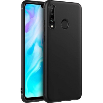 Huawei P30 Lite New Edition 2020 silicone hoesje zwart