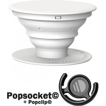 Popsocket ™ Combo White - Popsocket + Popclip