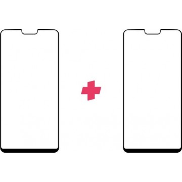 DuoPack: OnePlus 6 screenprotector gehard glas Edge to Edge